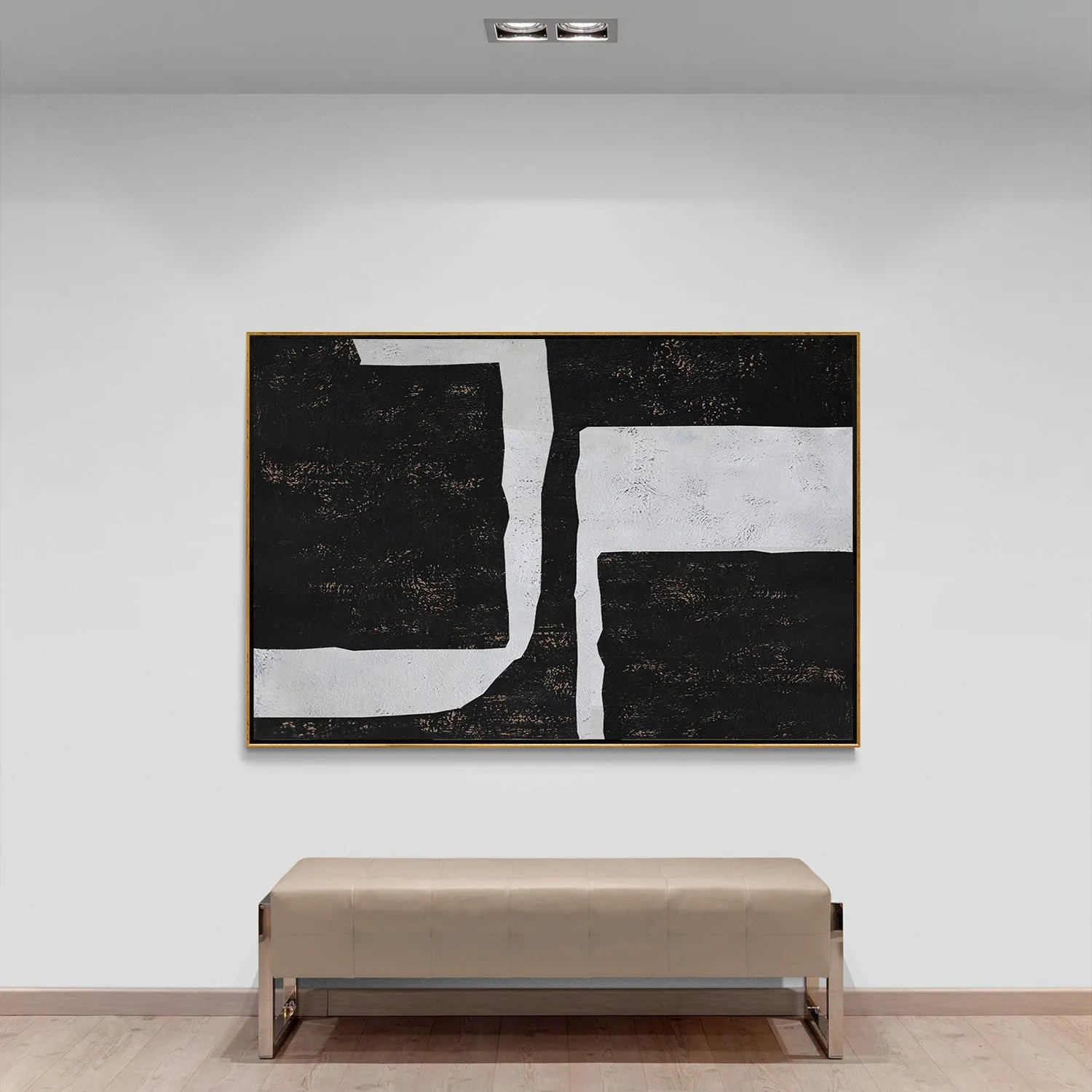Horizontal Minimalist Painting H137H