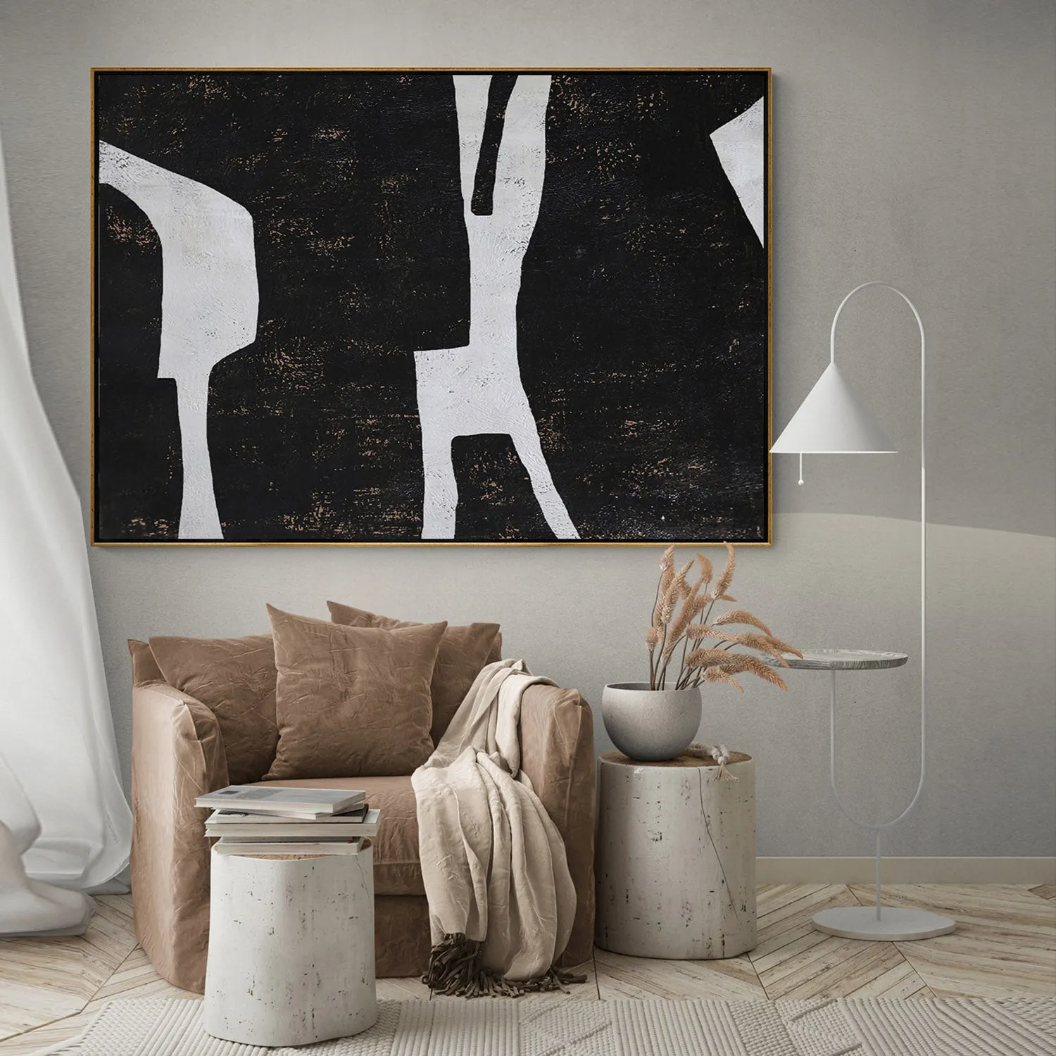 Horizontal Minimalist Painting H41H