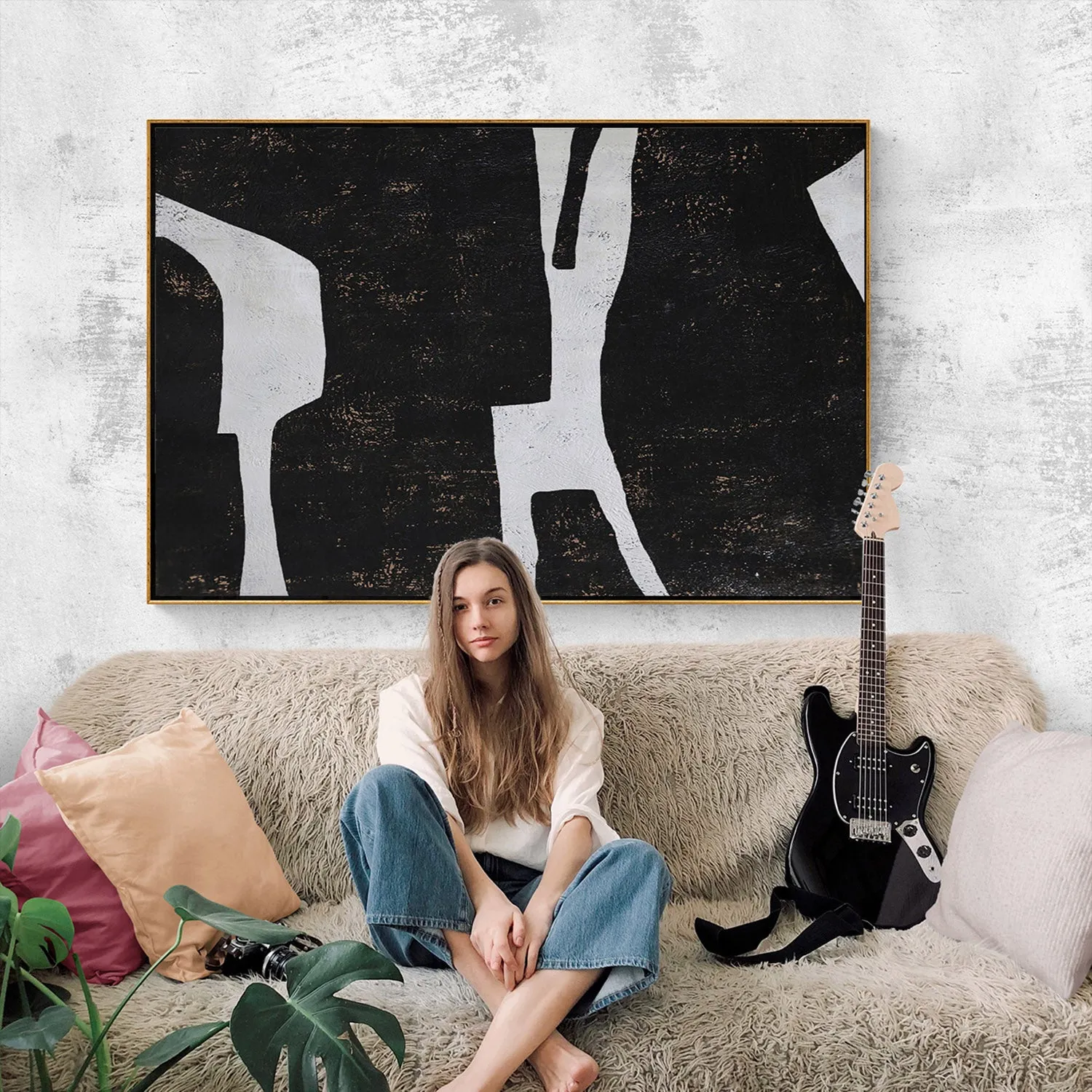 Horizontal Minimalist Painting H41H
