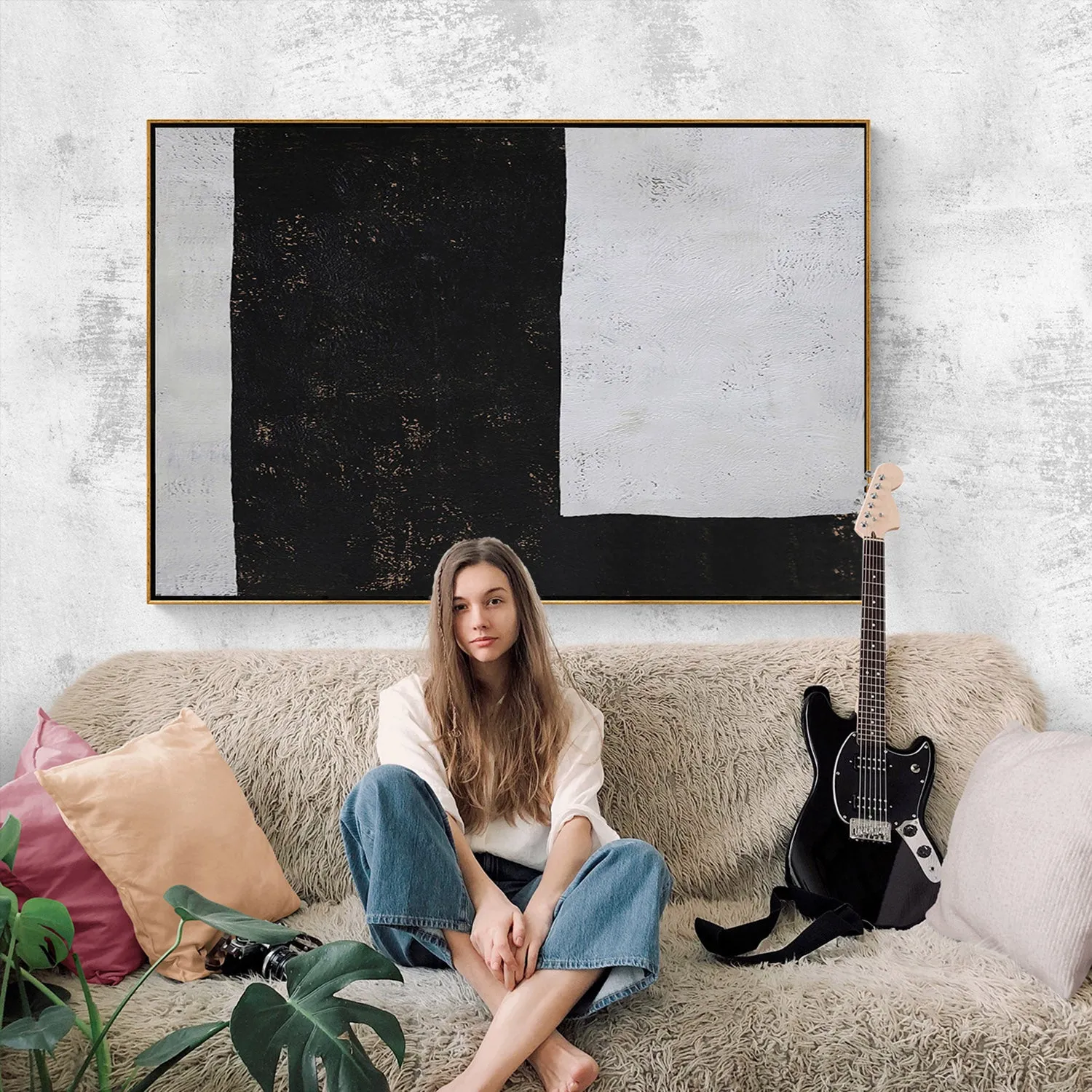 Horizontal Minimalist Painting H44H