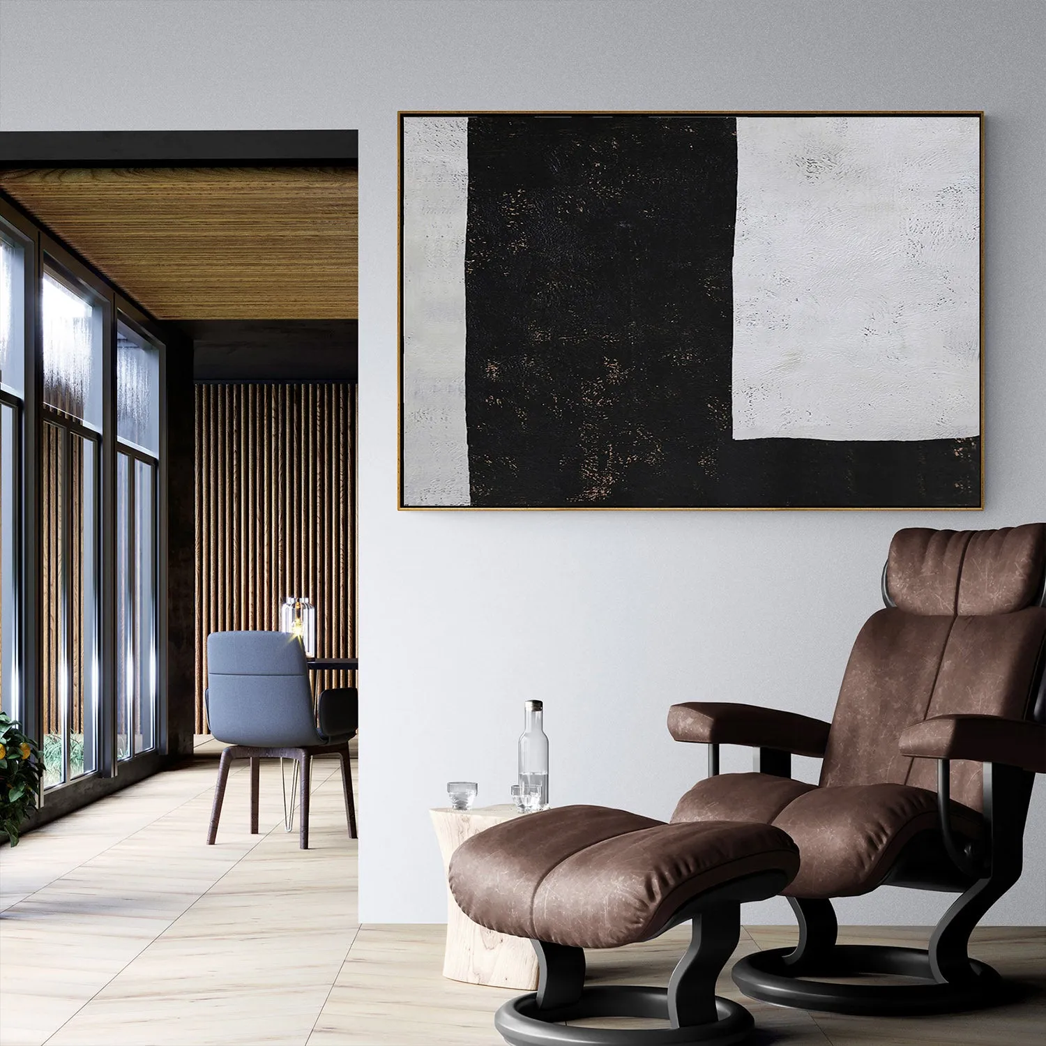 Horizontal Minimalist Painting H44H