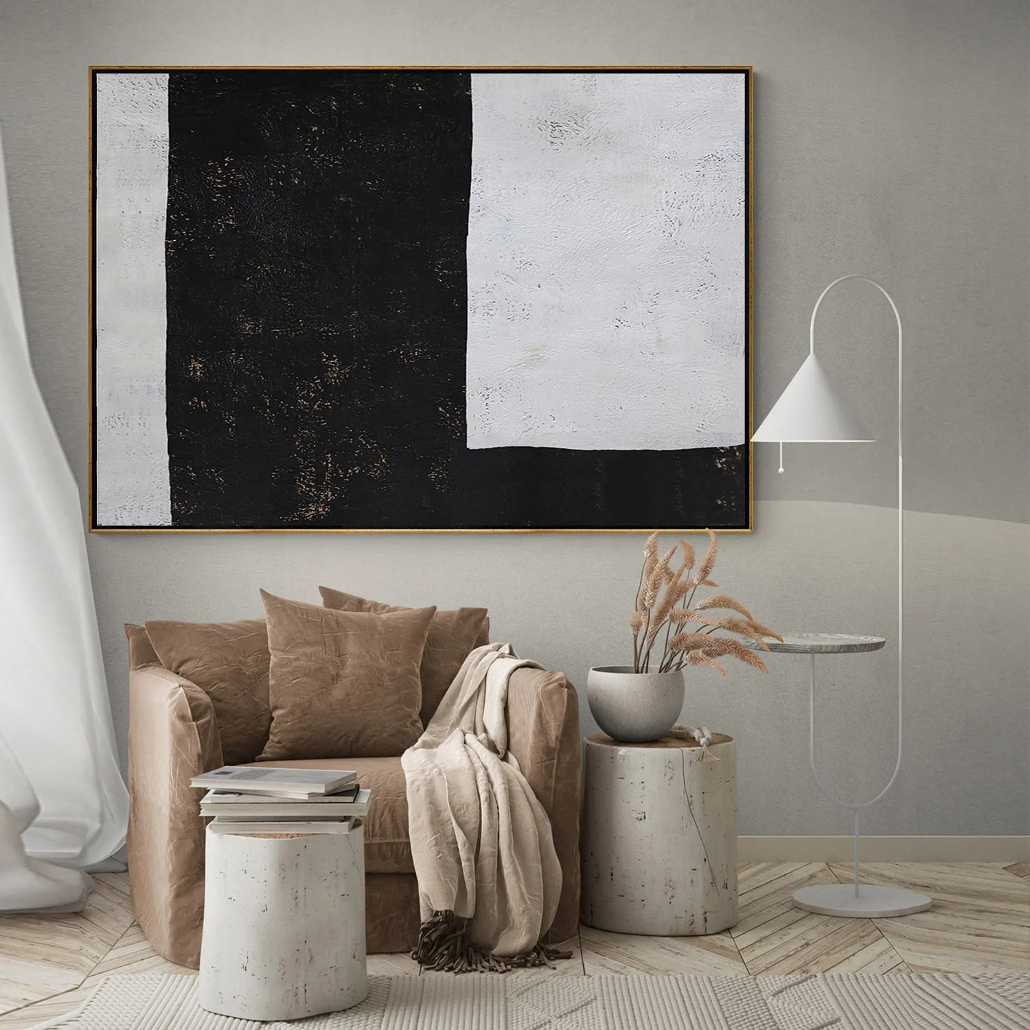 Horizontal Minimalist Painting H44H
