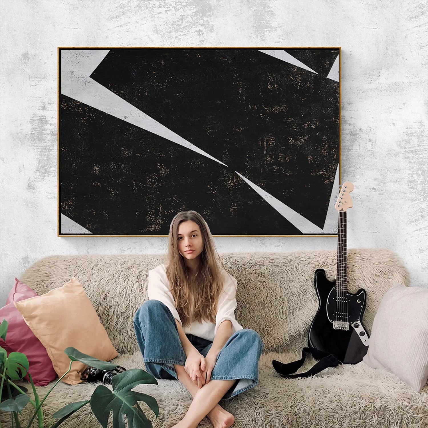 Horizontal Minimalist Painting H51H
