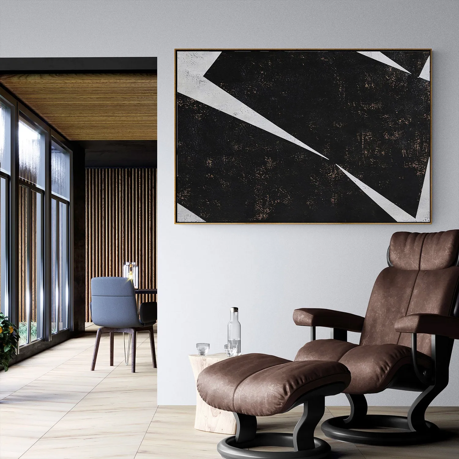 Horizontal Minimalist Painting H51H