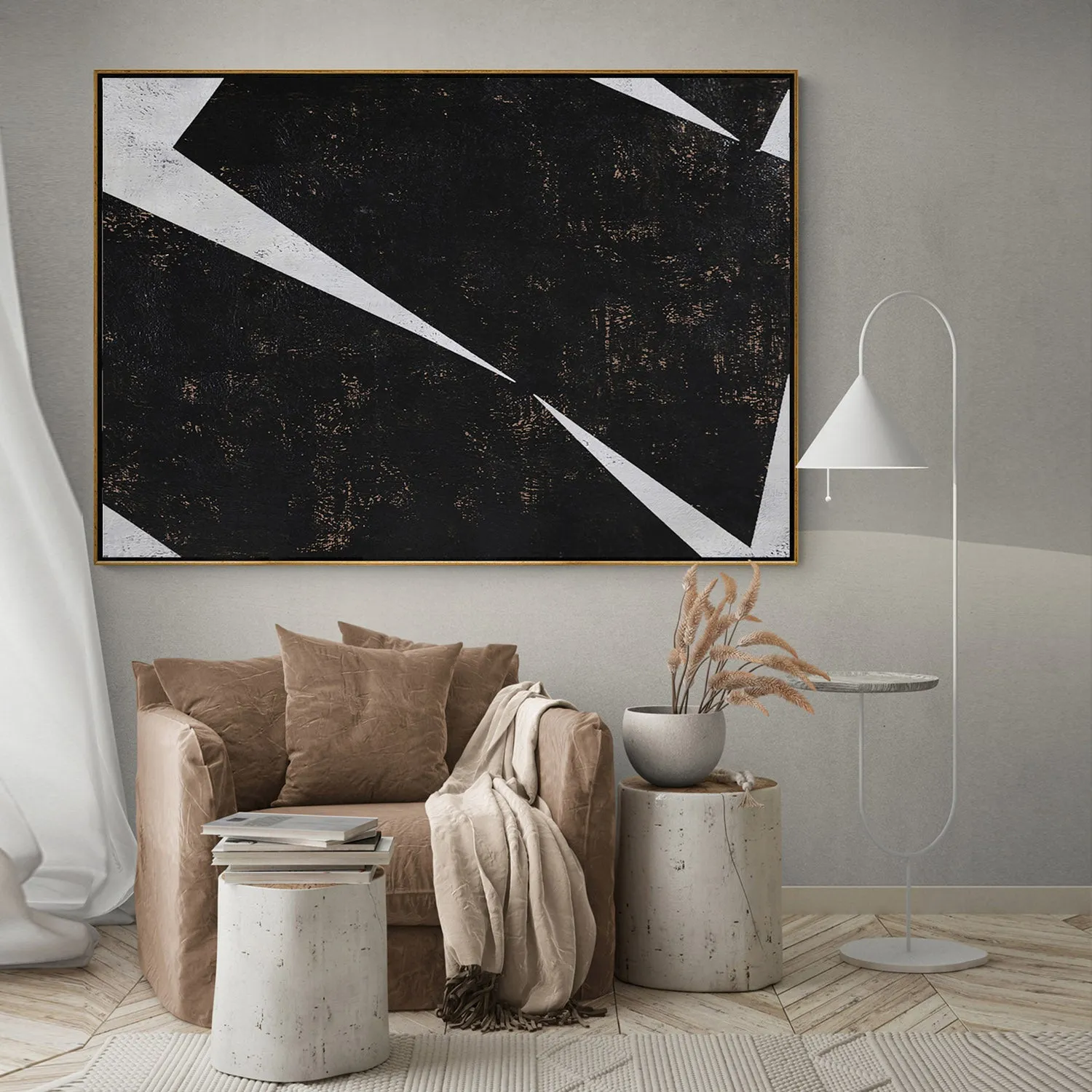 Horizontal Minimalist Painting H51H