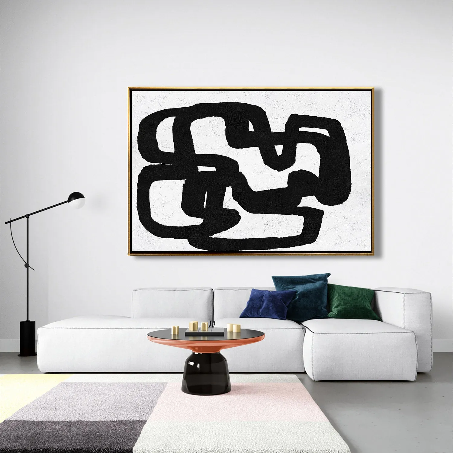 Horizontal Minimalist Painting J128M1