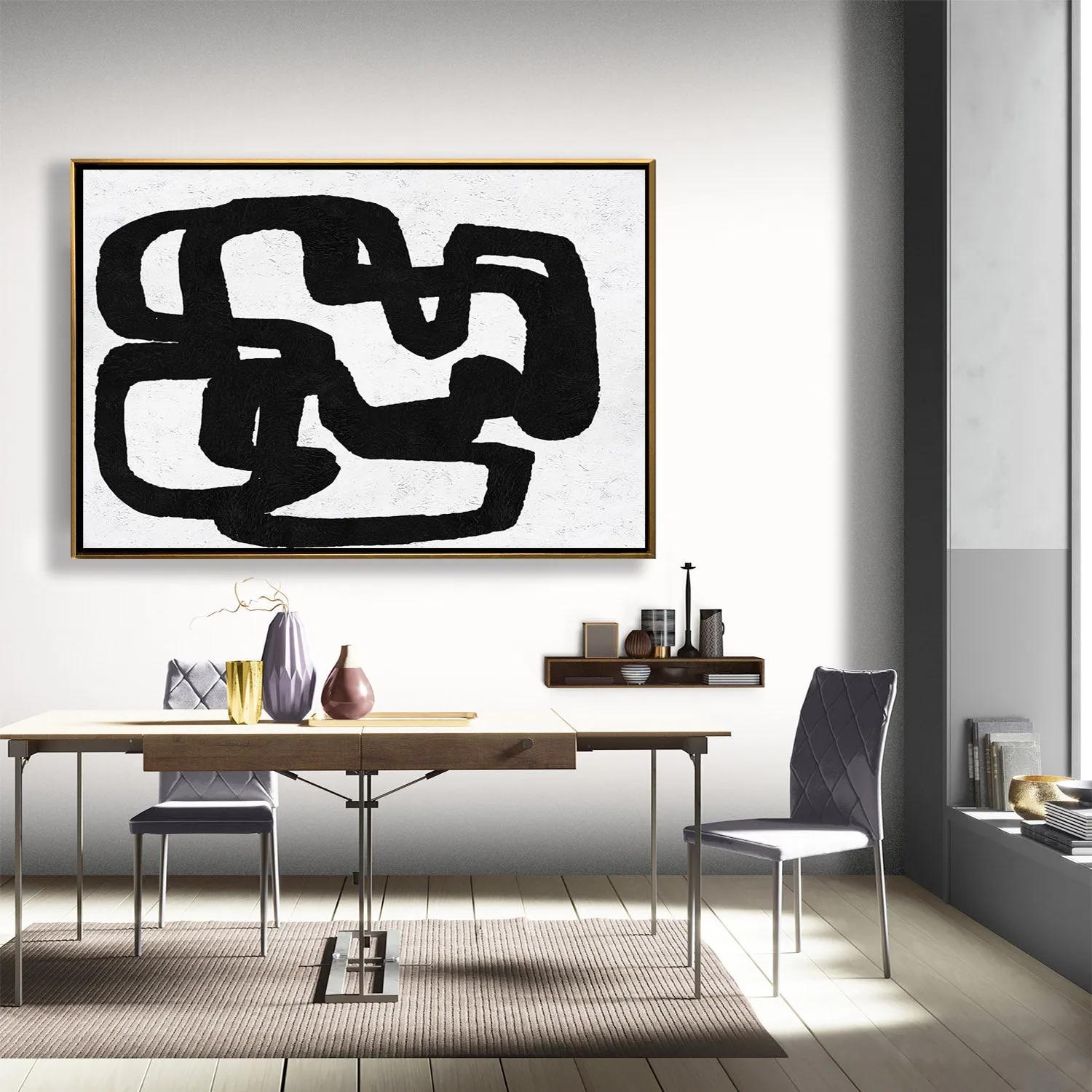 Horizontal Minimalist Painting J128M1