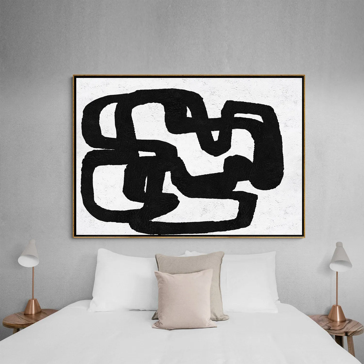 Horizontal Minimalist Painting J128M1