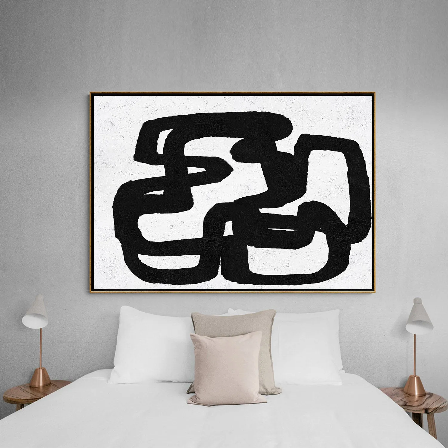 Horizontal Minimalist Painting J128M