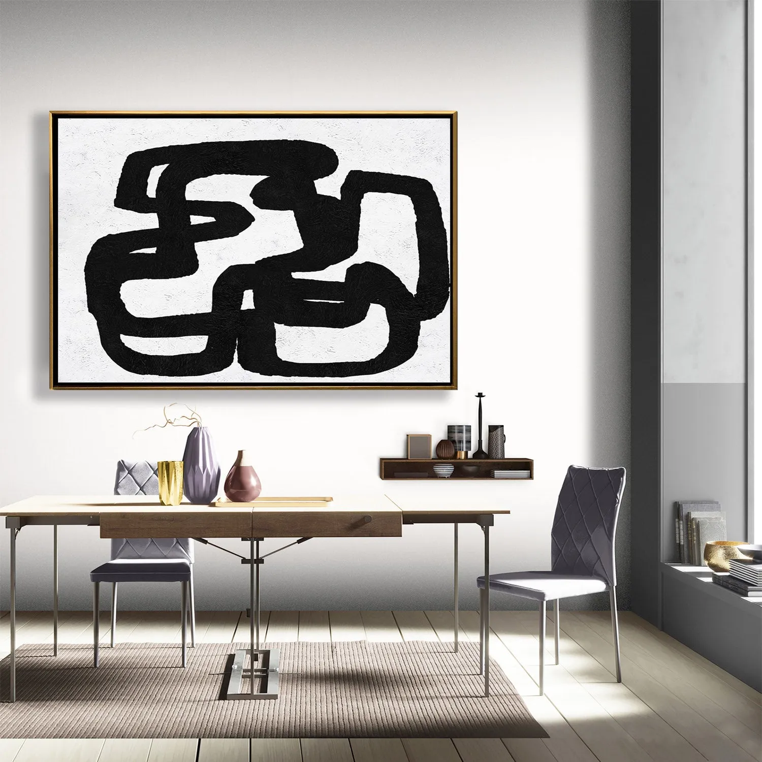 Horizontal Minimalist Painting J128M