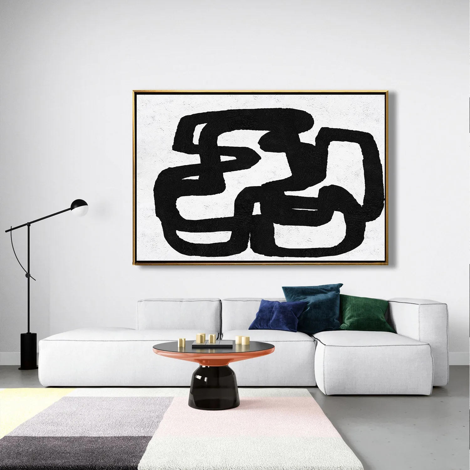 Horizontal Minimalist Painting J128M