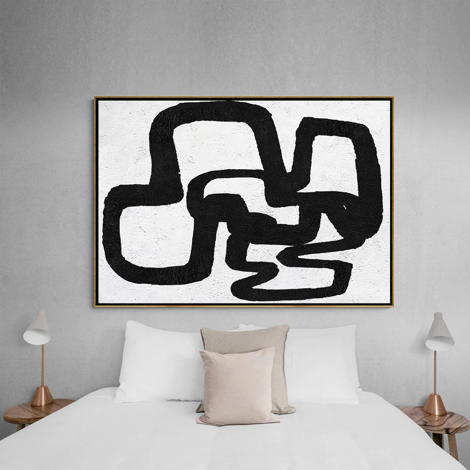 Horizontal Minimalist Painting J129M1