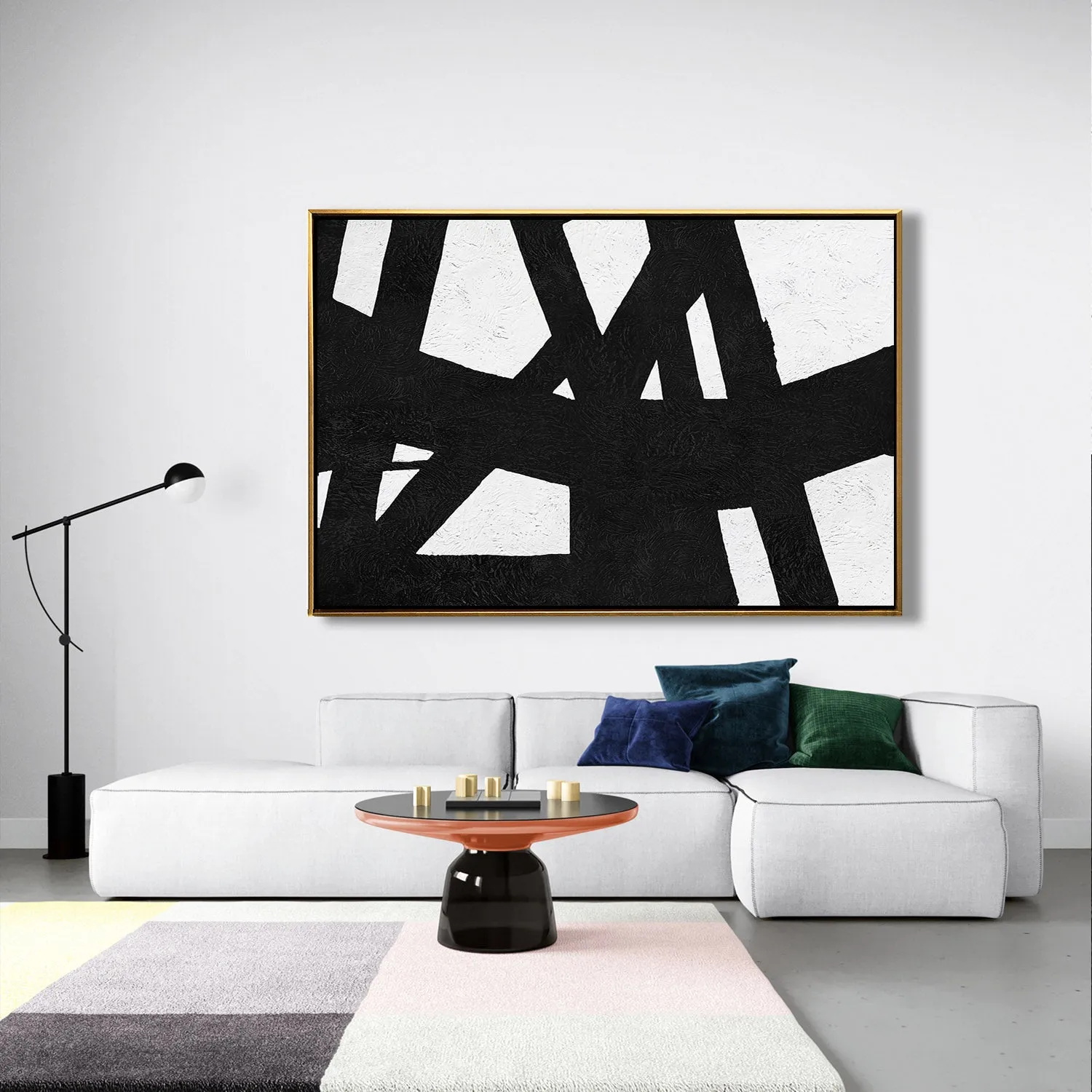Horizontal Minimalist Painting J136M1