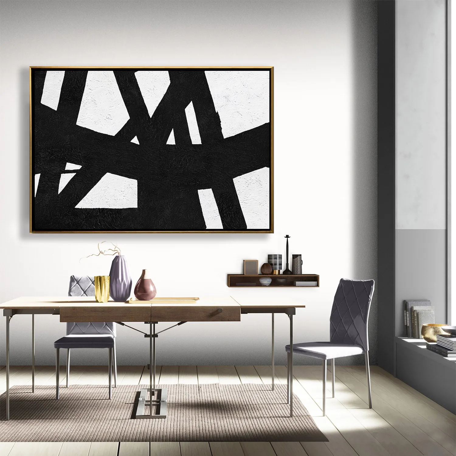 Horizontal Minimalist Painting J136M1