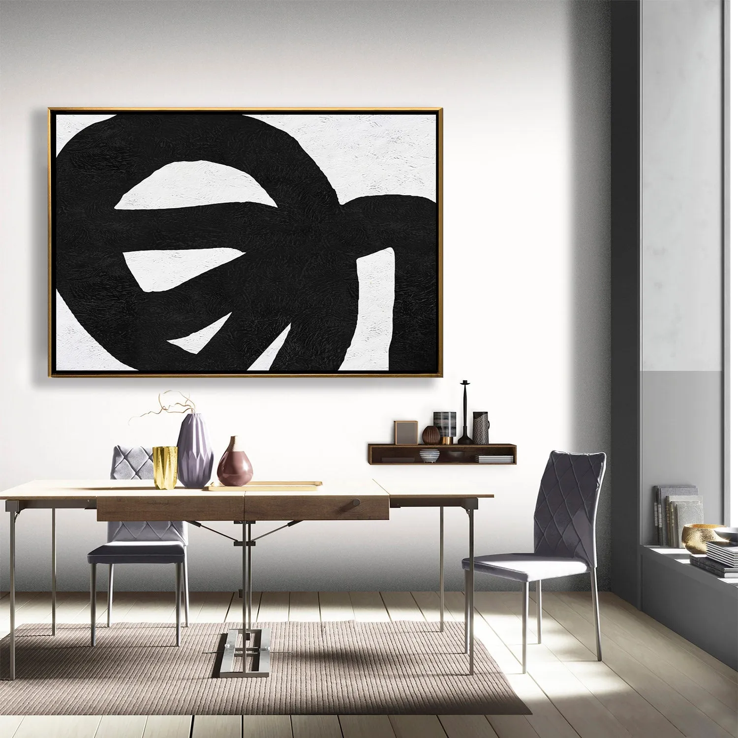 Horizontal Minimalist Painting J147M