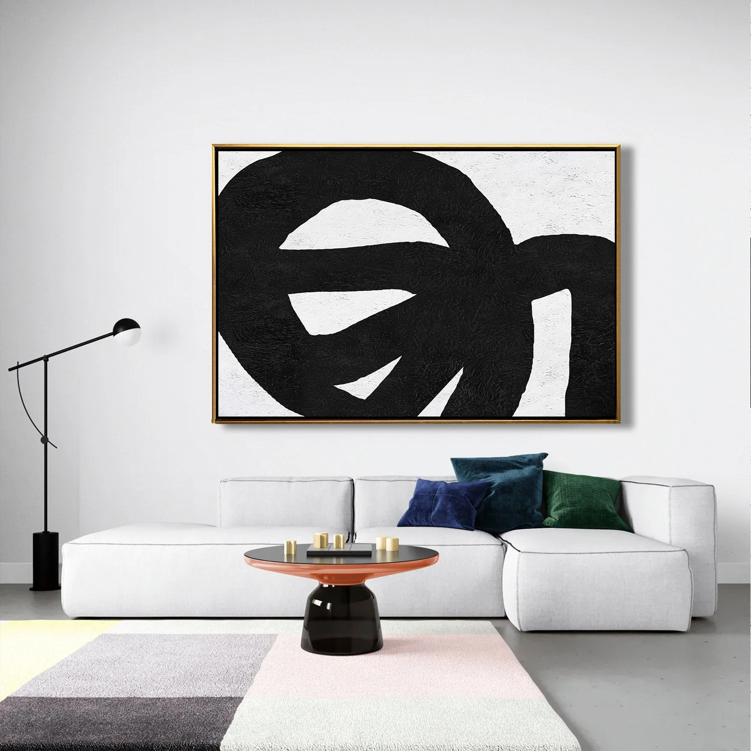 Horizontal Minimalist Painting J147M