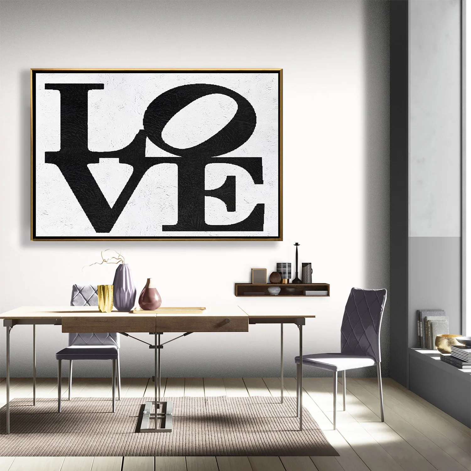 Horizontal Minimalist Painting J16M