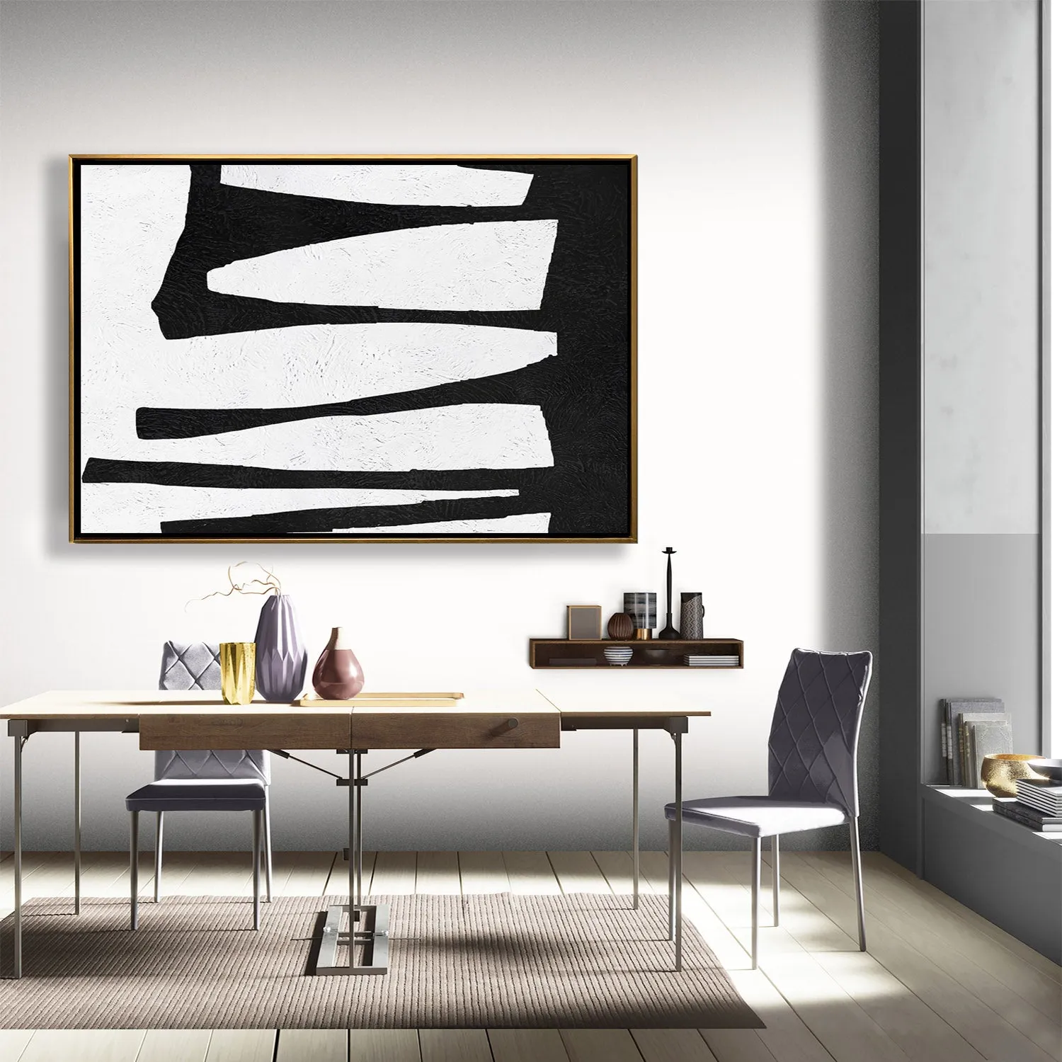 Horizontal Minimalist Painting J26M
