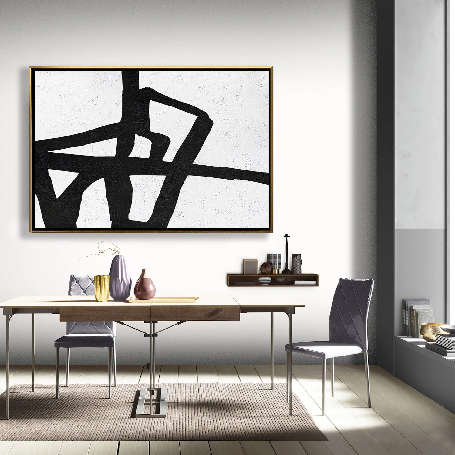 Horizontal Minimalist Painting J46M