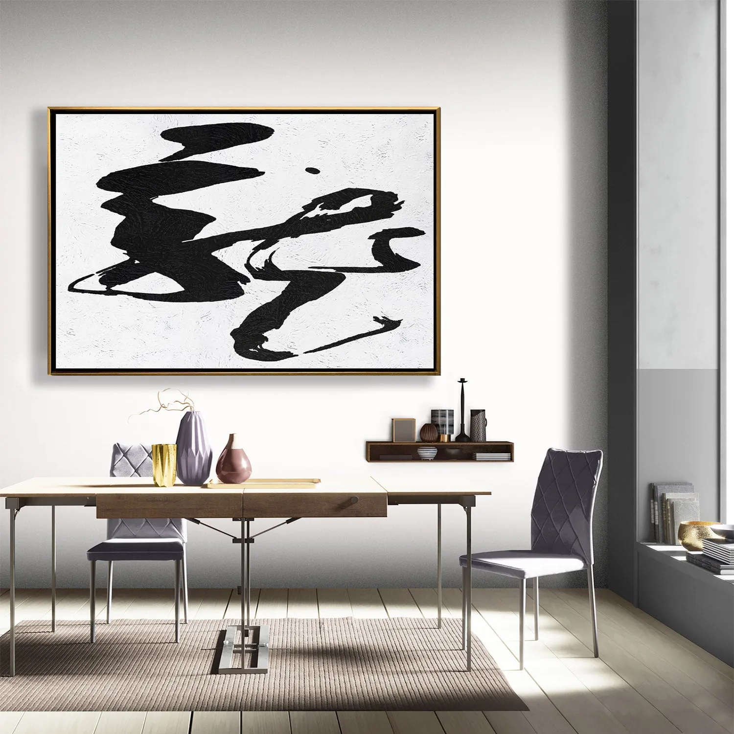 Horizontal Minimalist Painting J52M