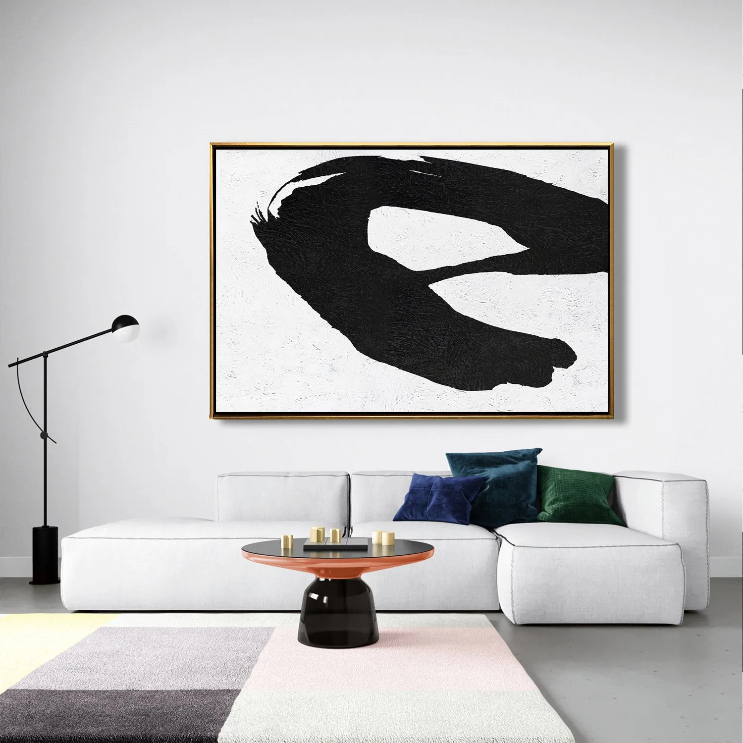 Horizontal Minimalist Painting J56M