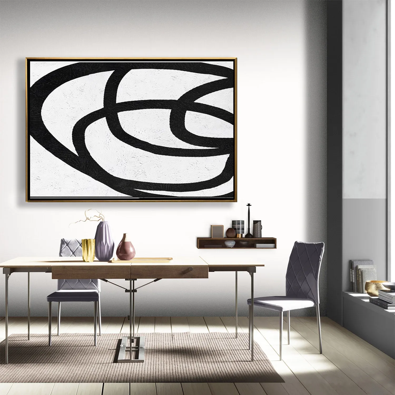Horizontal Minimalist Painting J57M