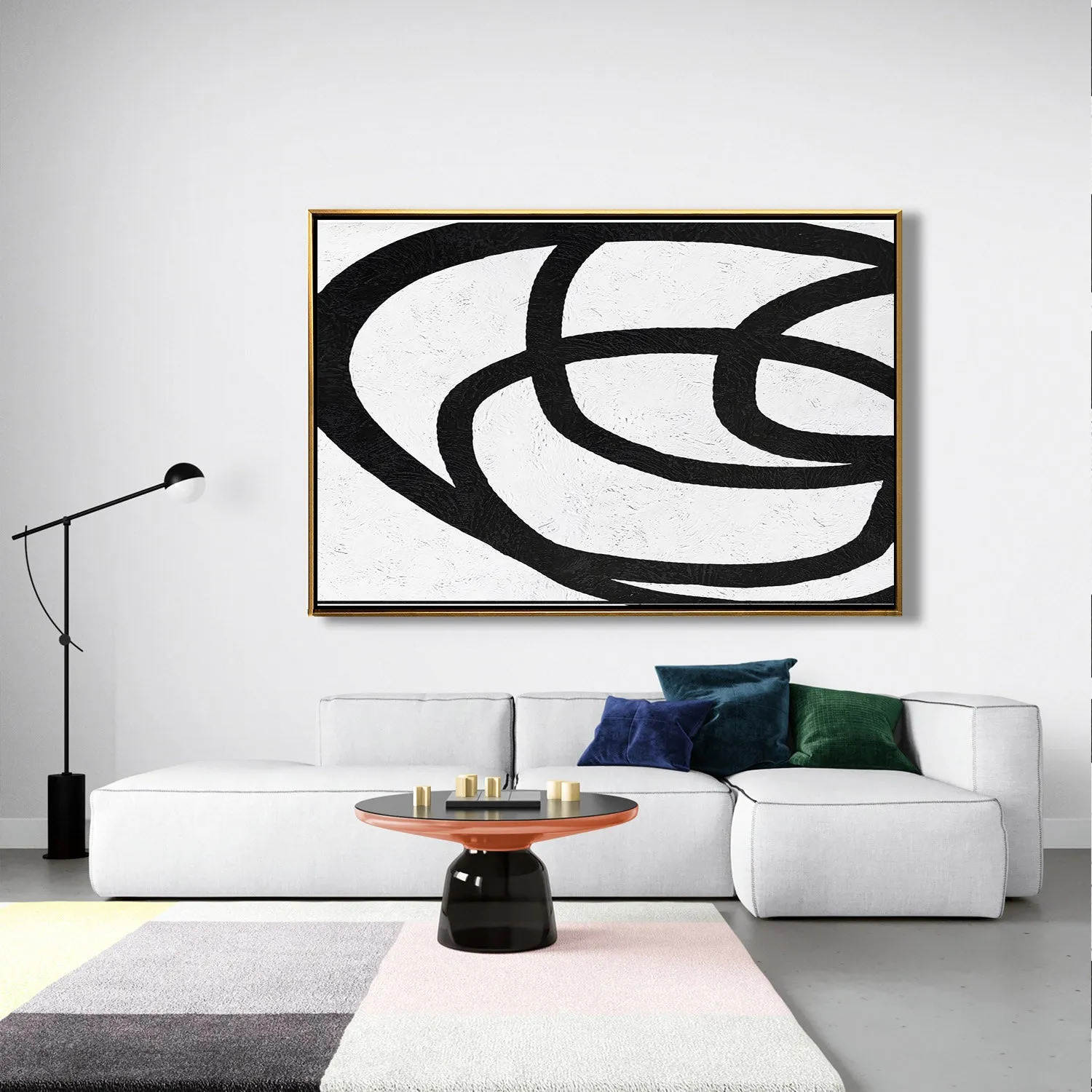 Horizontal Minimalist Painting J57M