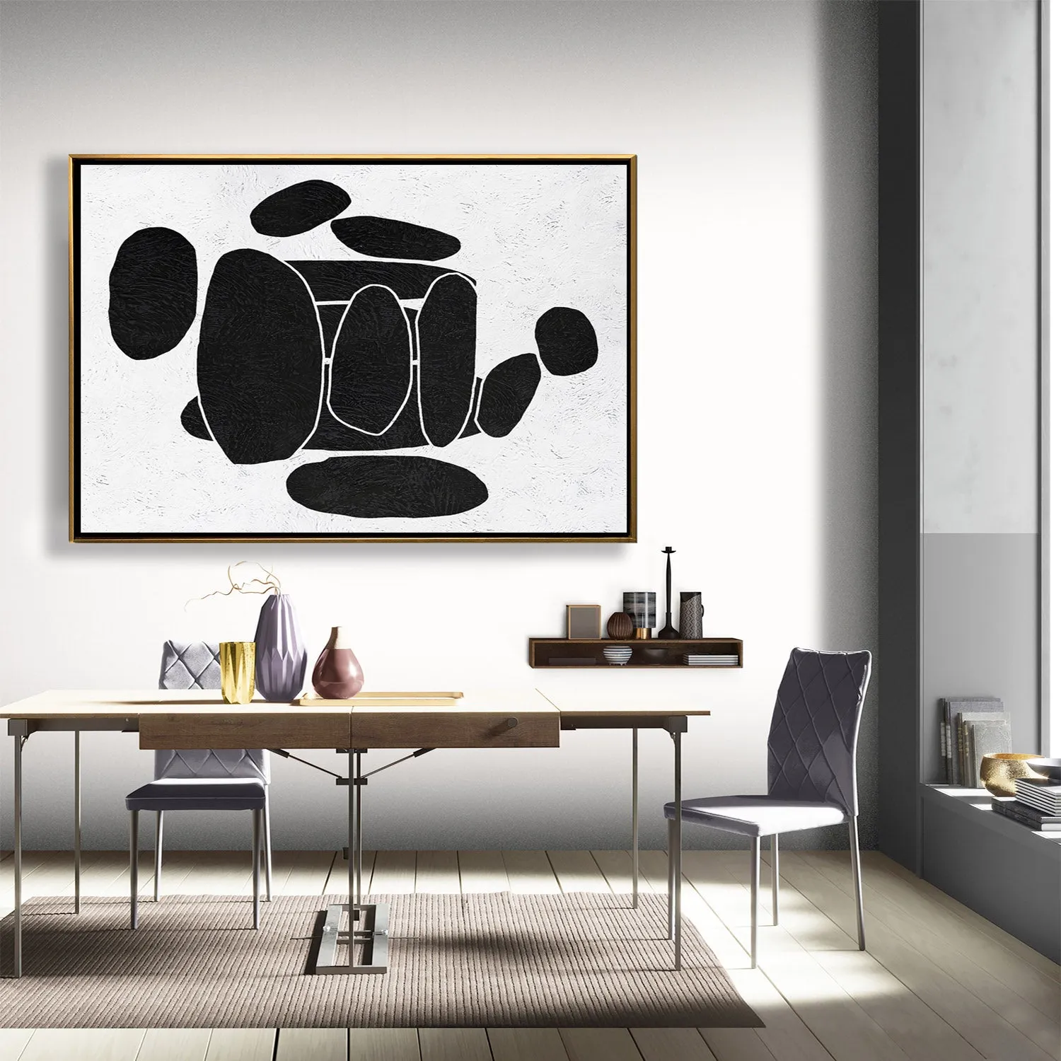 Horizontal Minimalist Painting J62M