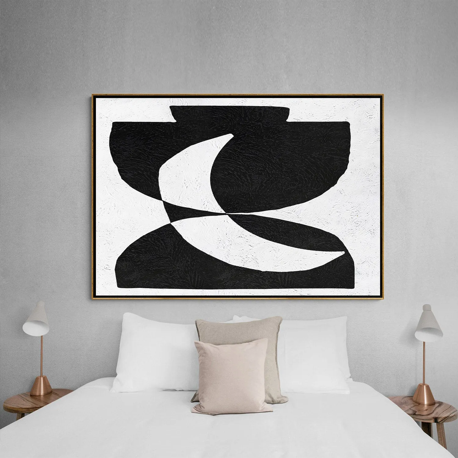 Horizontal Minimalist Painting J63M