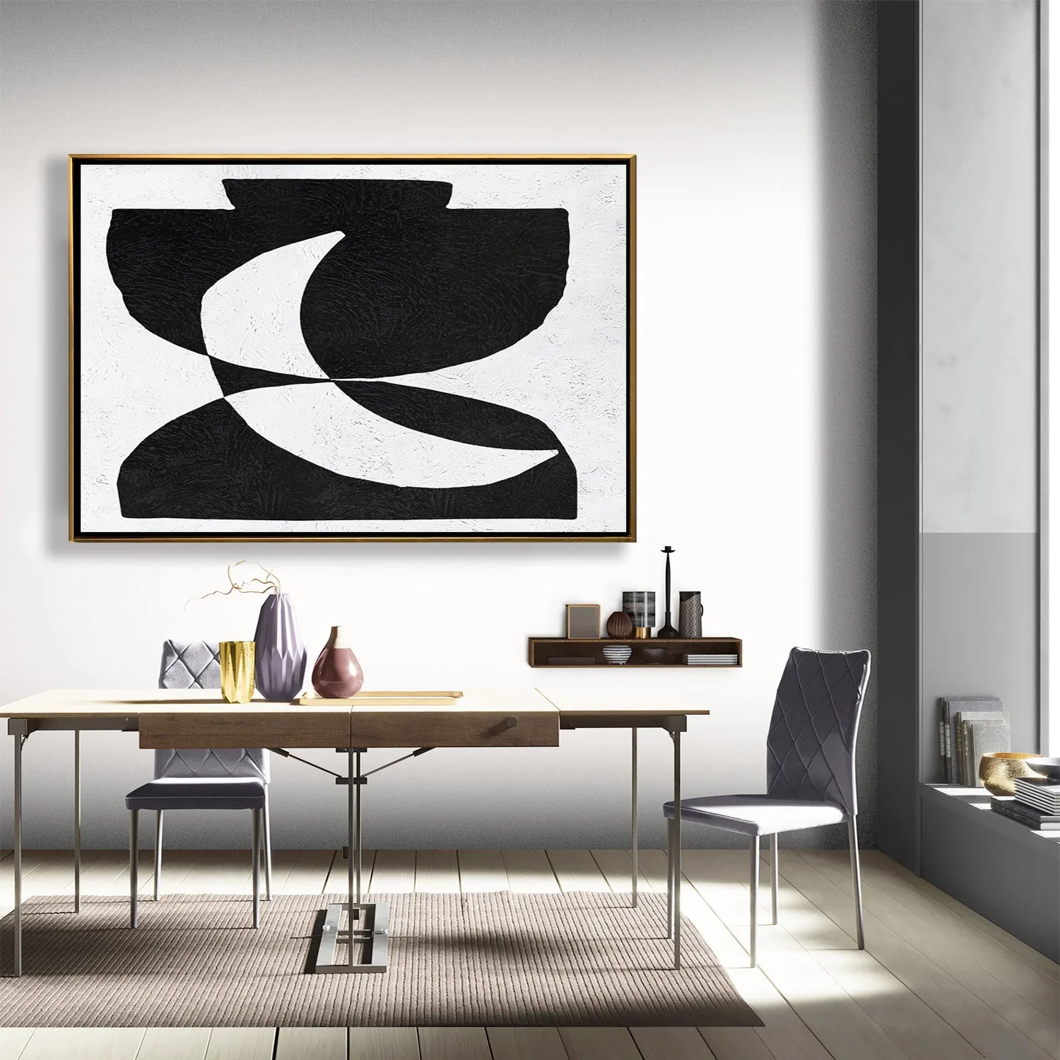 Horizontal Minimalist Painting J63M