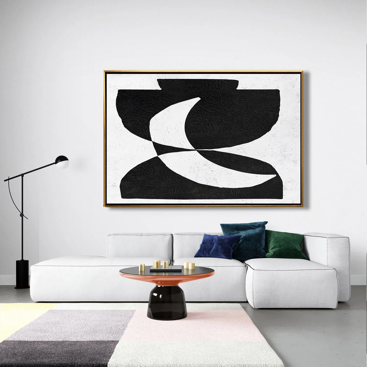 Horizontal Minimalist Painting J63M