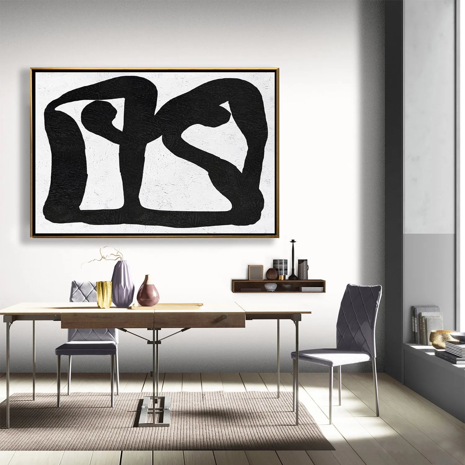 Horizontal Minimalist Painting J67M