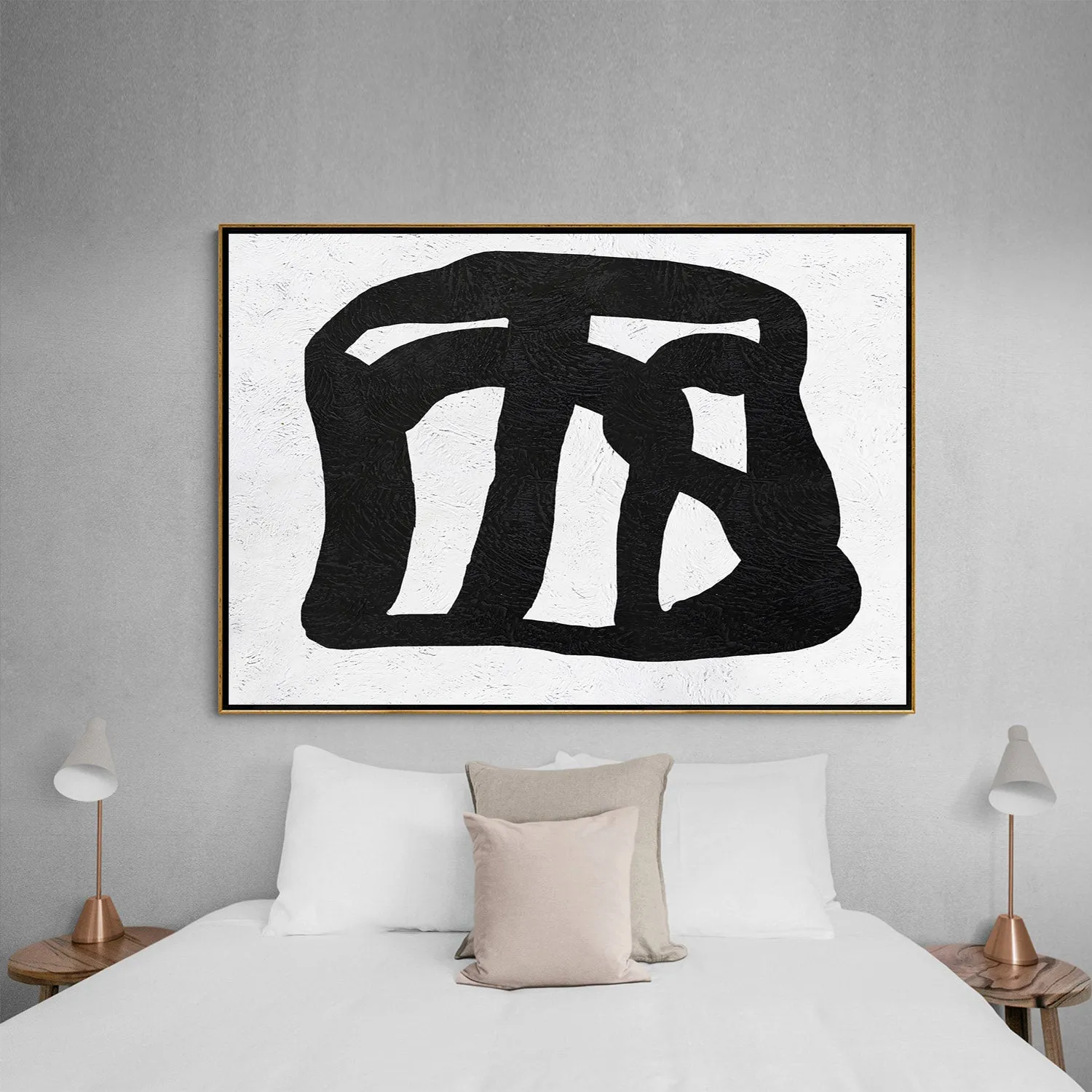 Horizontal Minimalist Painting J69M