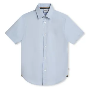 Hugo Boss Blue Short Sleeve Shirt