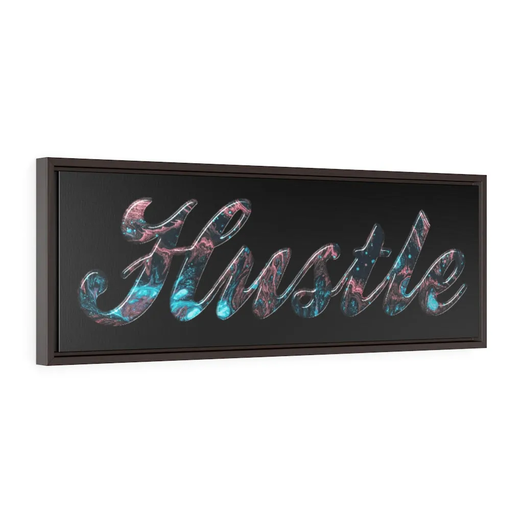 Hustle Marble | Framed Gallery Canvas