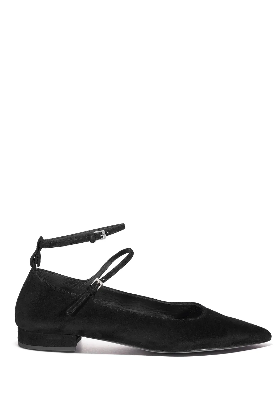 Ilona Suede Flat | Black