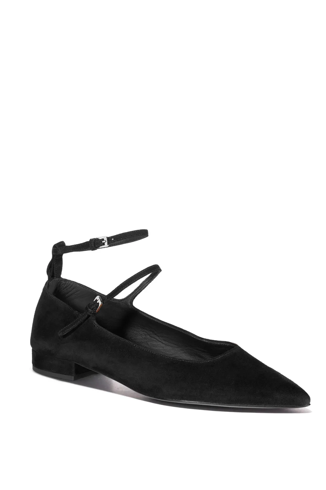 Ilona Suede Flat | Black