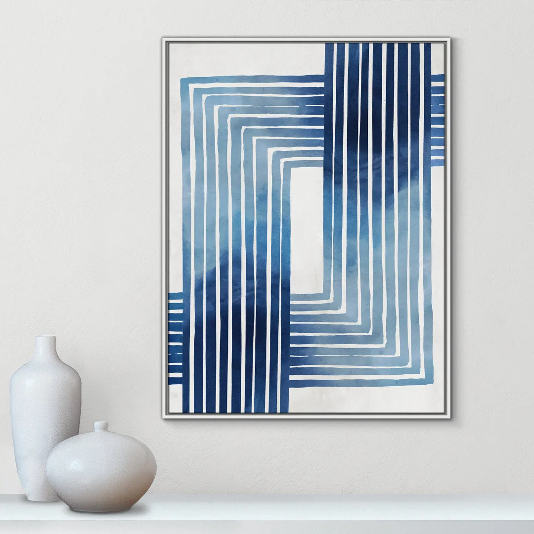 In Unison by Eva Watts - Painting Print Joss & Main Size: 41.5" H x 31.5" W x 2" D Format: White Framed Canvas