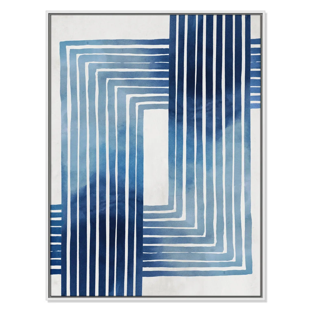 In Unison by Eva Watts - Painting Print Joss & Main Size: 41.5" H x 31.5" W x 2" D Format: White Framed Canvas