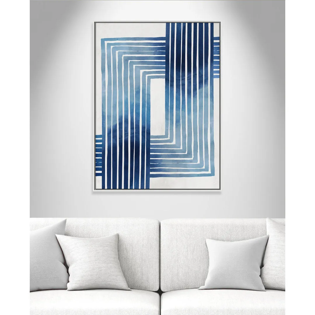 In Unison by Eva Watts - Painting Print Joss & Main Size: 41.5" H x 31.5" W x 2" D Format: White Framed Canvas