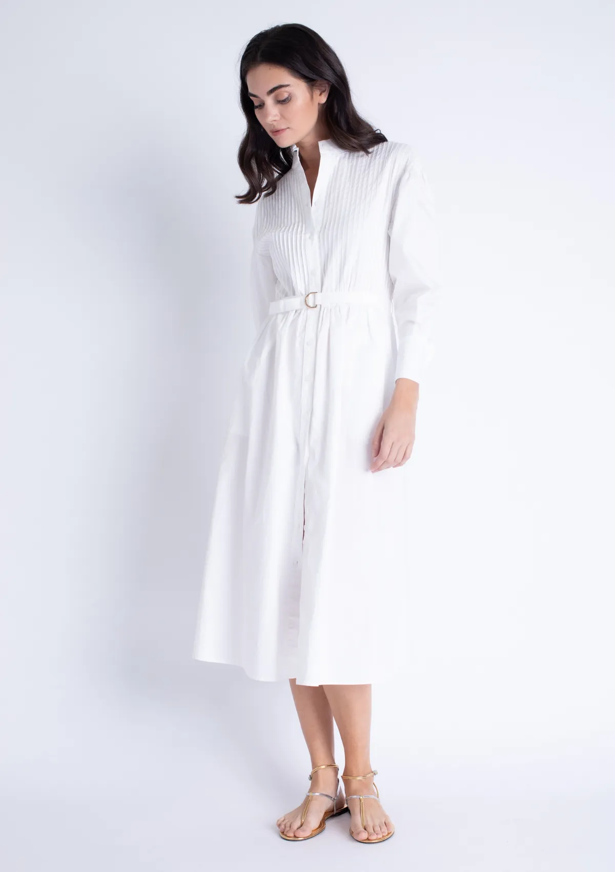 Jasmine Midi Dress - White
