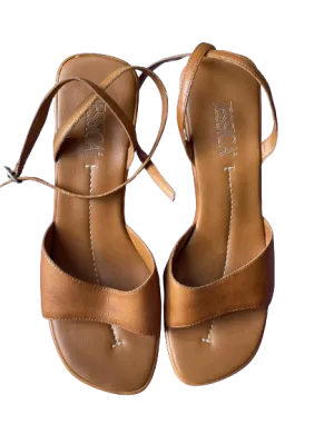 Jessica Brown Wedge Sandals