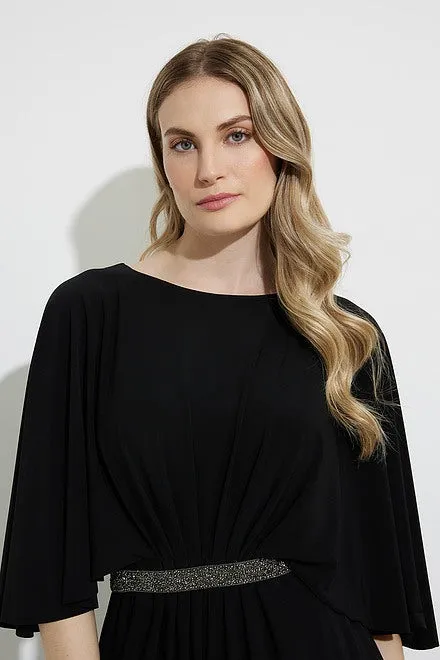 Joseph Ribkoff Flutter Sleeve Knee Length Dress