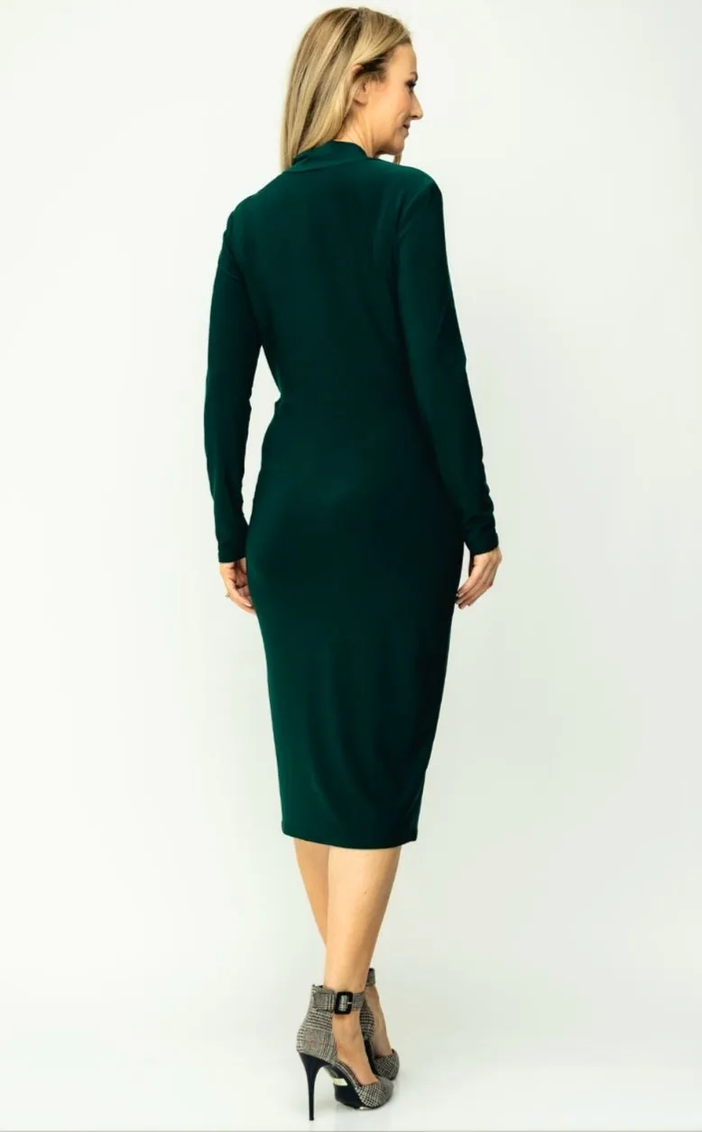 Joseph Ribkoff V Neck Long Sleeves Dress