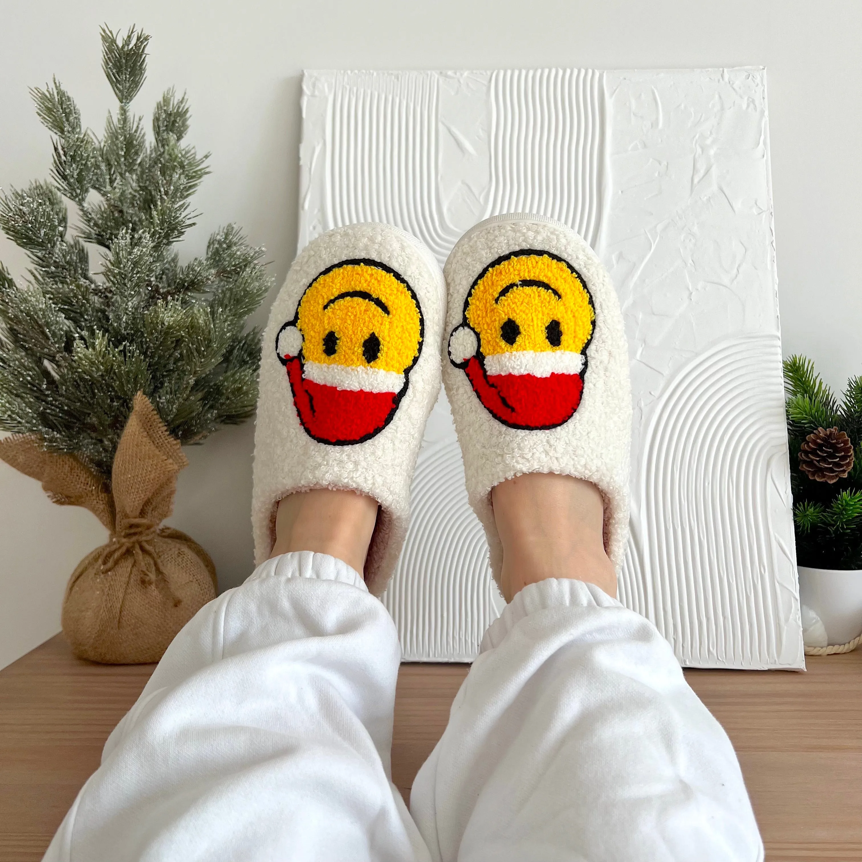 Joyful Christmas Slippers - Buy 1 Get 1 Free