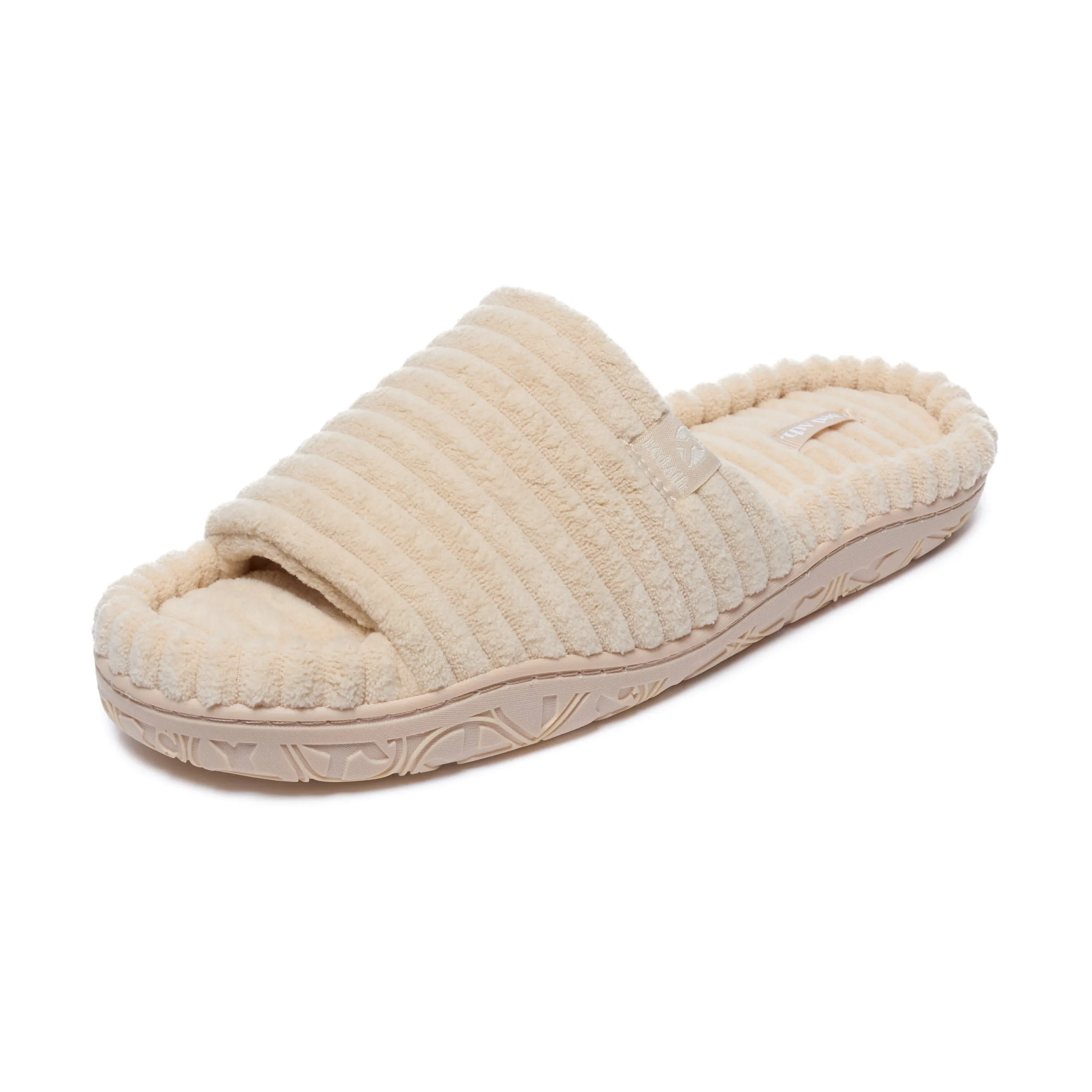 Judy - Jumbo Cord Slipper Slider - Gingerbread