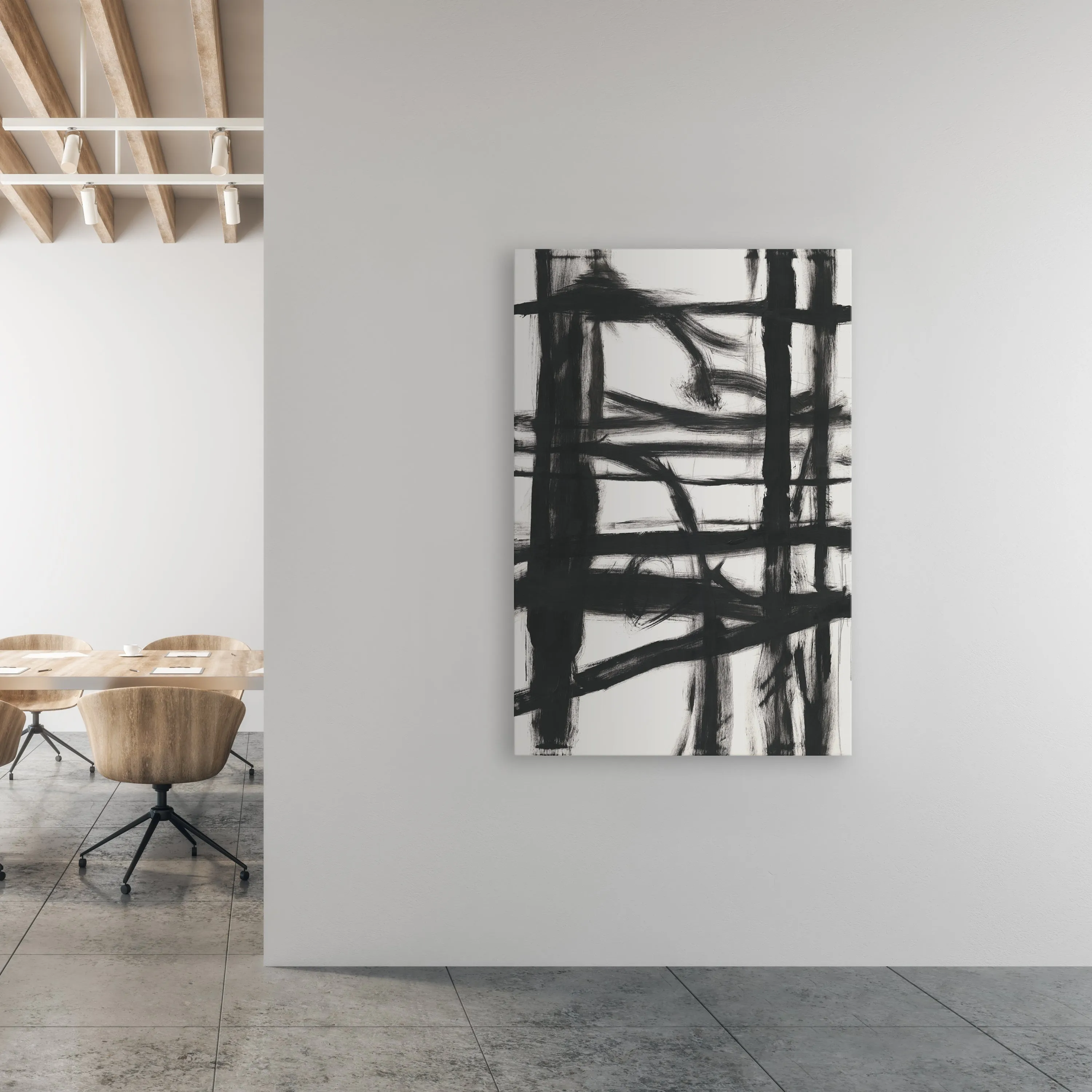 Jumpy Lines of Black by Dylan Grey