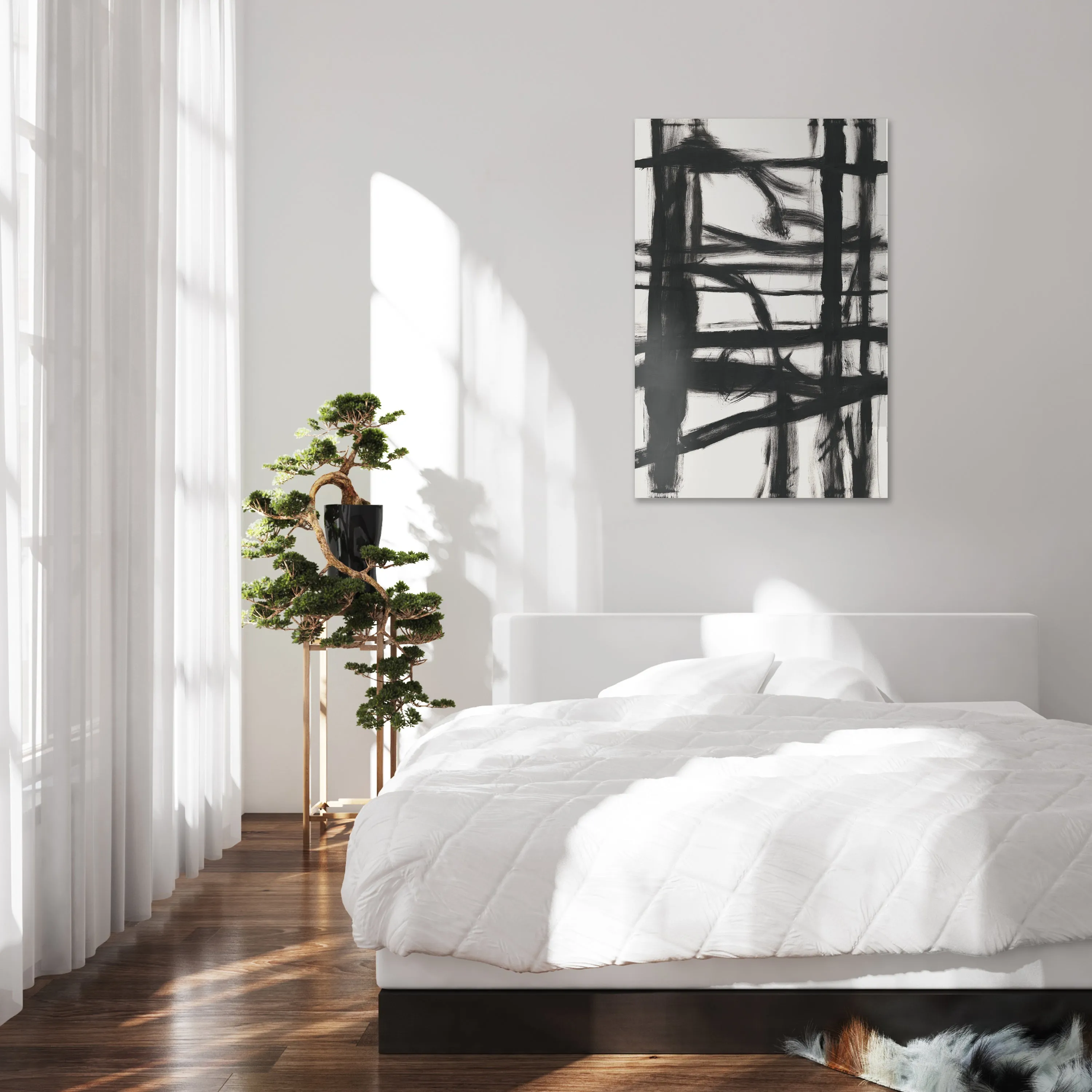 Jumpy Lines of Black by Dylan Grey