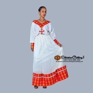 Keficho Traditional Habesha Dress