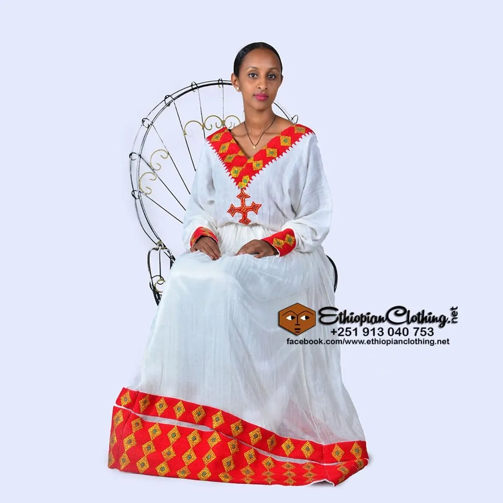 Keficho Traditional Habesha Dress